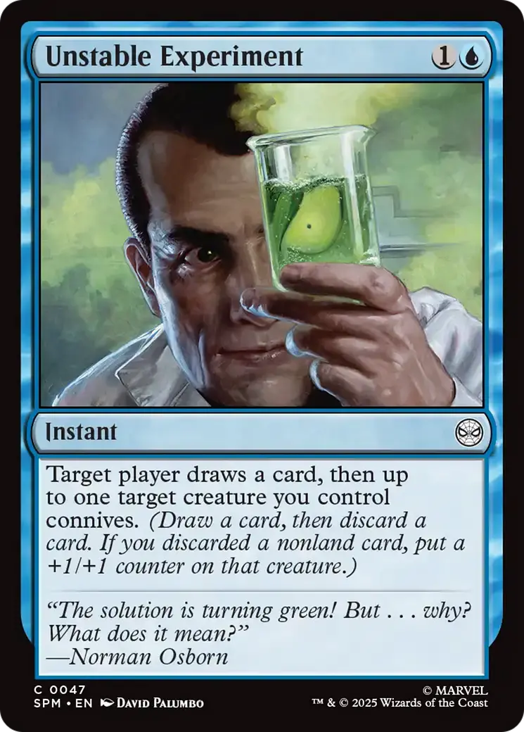 Unstable Experiment [Marvel's Spider-Man] 1