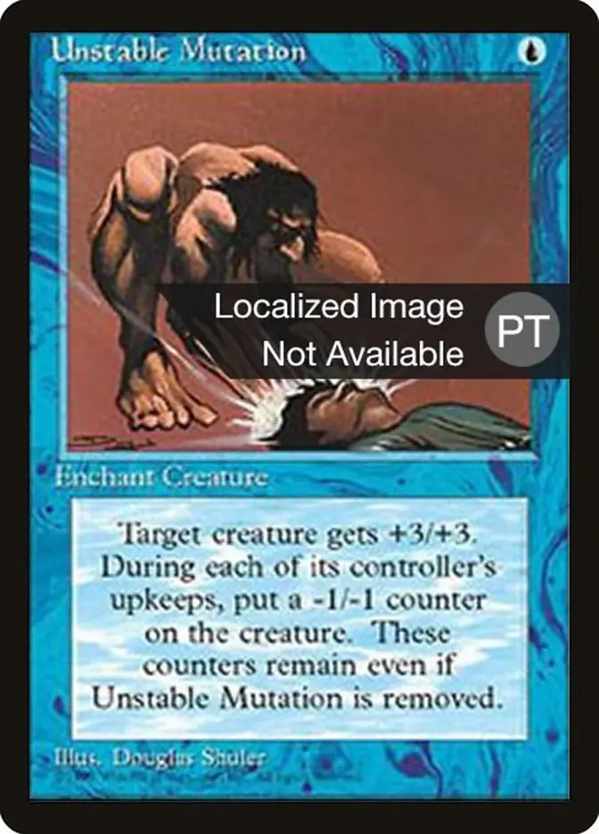 Unstable Mutation [Fourth Edition (Foreign Black Border)] 1