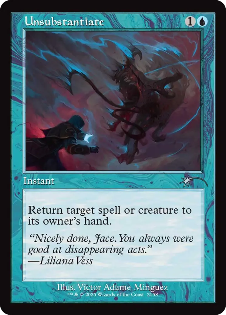 Unsubstantiate (Retro Frame) [Secret Lair Drop Series] 1