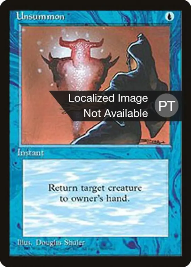 Unsummon [Fourth Edition (Foreign Black Border)] 1