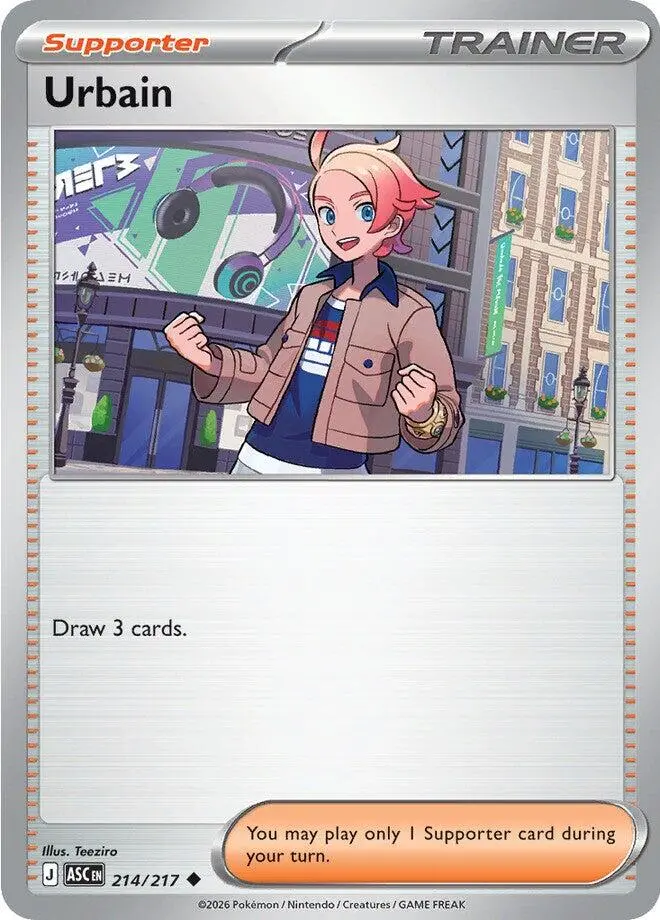 Urbain (214/217) [Mega Evolution: Ascended Heroes] 1