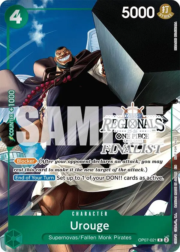 Urouge (Online Regional Finalist Card Set 2025 Vol.1) [One Piece Promotion Cards] 1