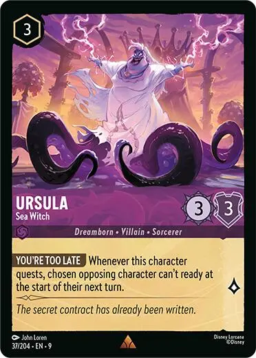 Ursula - Sea Witch (37/204) [Fabled] 1
