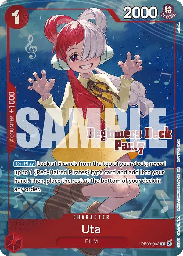 Uta (St-23 - St-28 Beginners Deck Party) [Winner] [One Piece Promotion Cards] 1