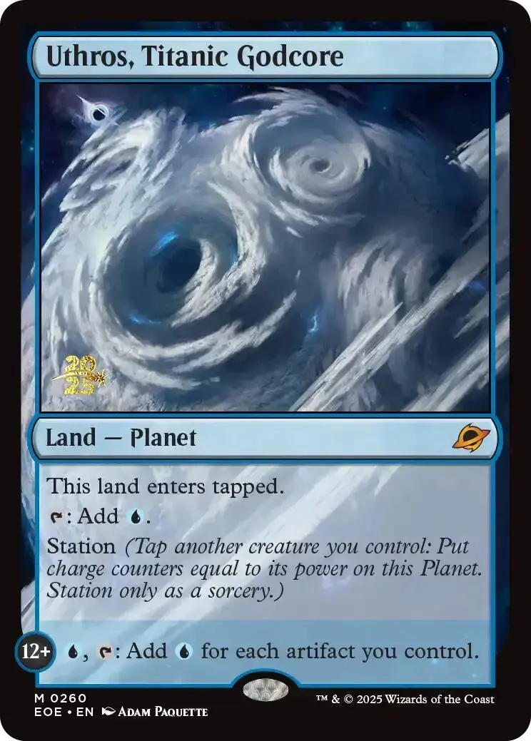Uthros, Titanic Godcore [Edge Of Eternities Prerelease Promos] 1