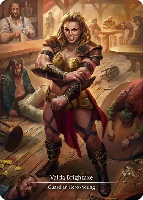 Valda Brightaxe (Marvel) [Mpg002] (Mastery Pack Guardian)  Cold Foil 1