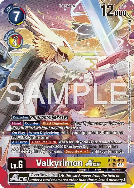 Valkyrimon Ace (Winner) [Hackers' Slumber Release Event Cards] 1