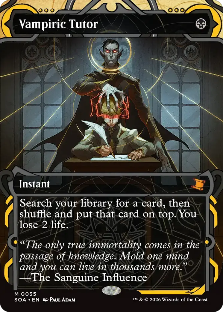 Vampiric Tutor [Secrets Of Strixhaven: Mystical Archive] 1