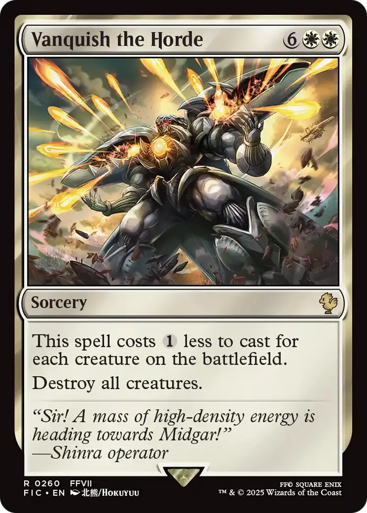 Vanquish The Horde [Final Fantasy Commander] 1
