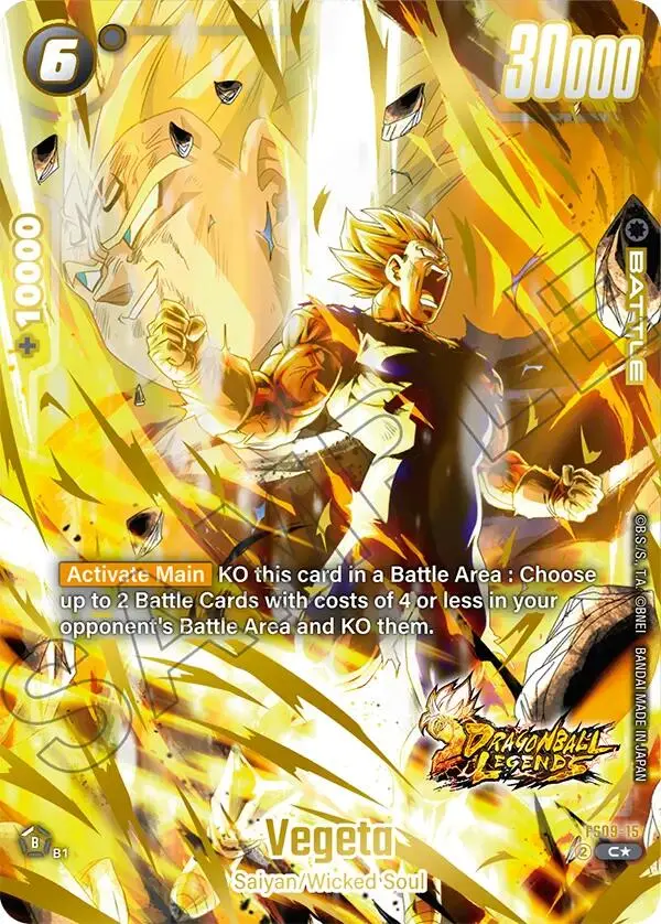 Vegeta (Bonus Pack Alternate Art) [Starter Deck: Shallot] 1