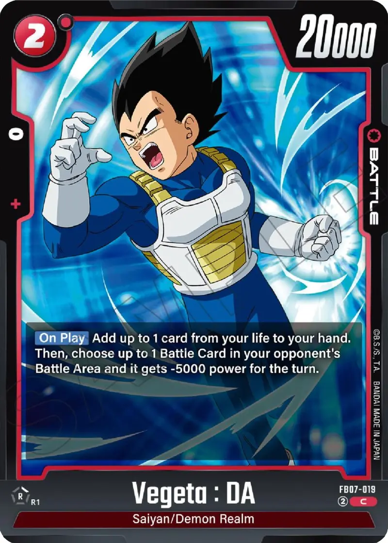 Vegeta : Da (Fb07-019) [Wish For Shenron] 1