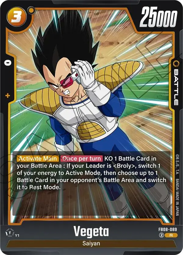Vegeta (Fb08-089) [Saiyan's Pride] 1