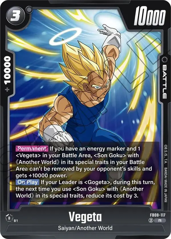 Vegeta (Fb08-117) [Saiyan's Pride] 1