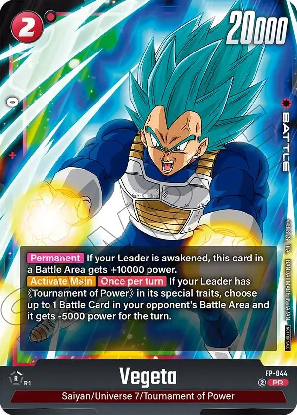 Vegeta (Fp-044) (Tournament Pack 07) [Fusion World Tournament Cards] 1