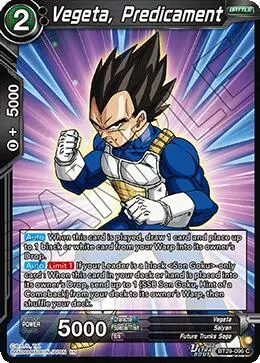 Vegeta, Predicament (Bt29-096) [Fearsome Rivals] 1