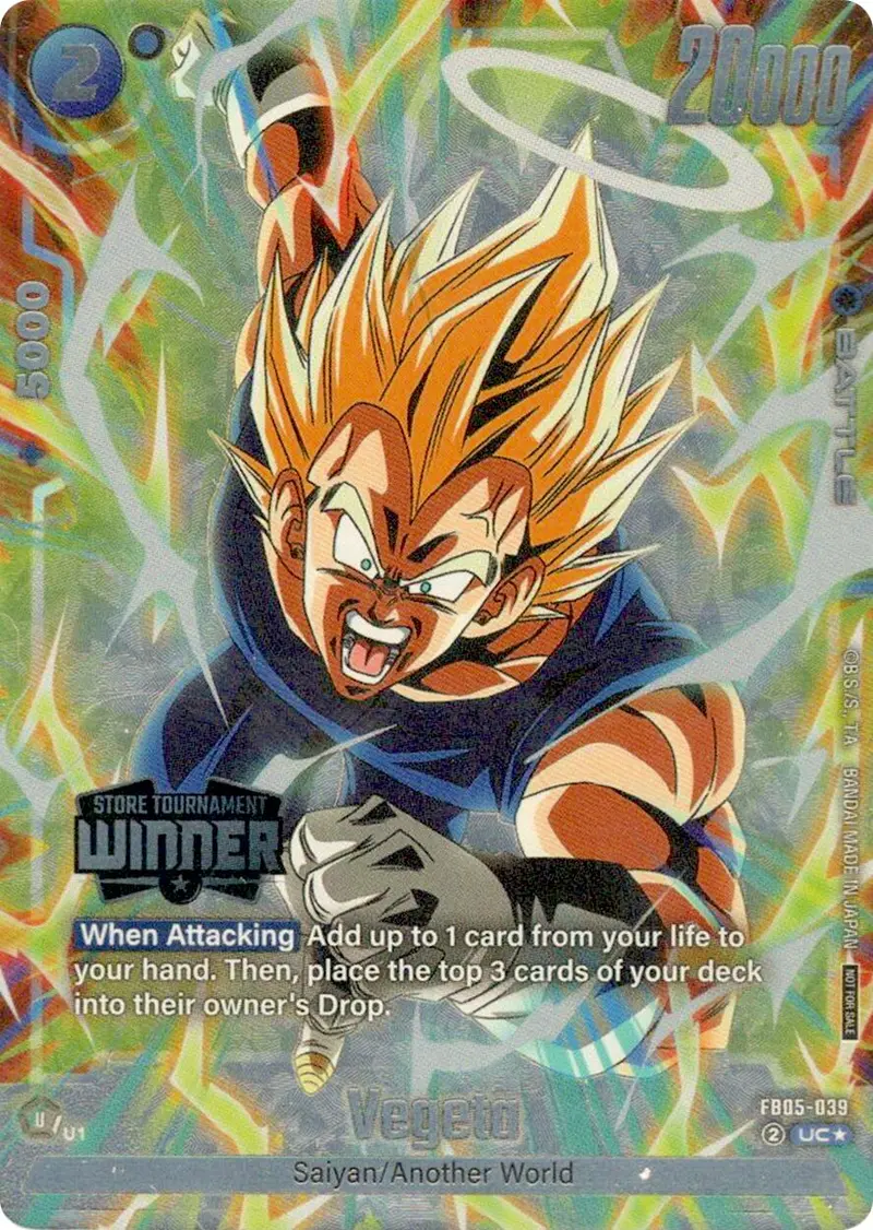 Vegeta (Tournament Pack 06 - Winner) [Fusion World Tournament Cards] 1