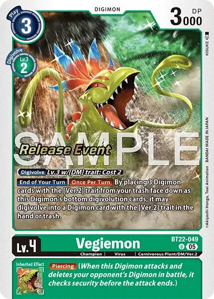 Vegiemon [Bt22-049] [Cyber Eden Release Event Cards] 1