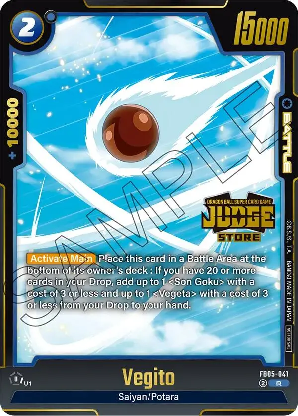 Vegito (Judge Pack 04 - Store Judge) [Fusion World Tournament Cards] 1