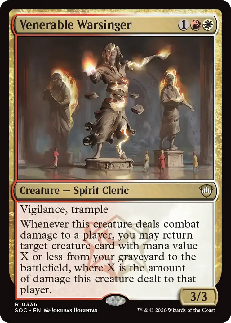Venerable Warsinger [Secrets Of Strixhaven Commander] 1