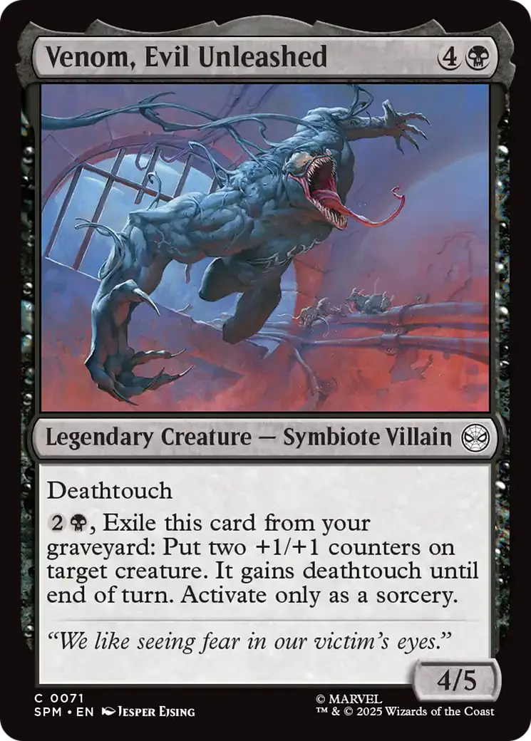 Venom, Evil Unleashed [Marvel's Spider-Man] 1
