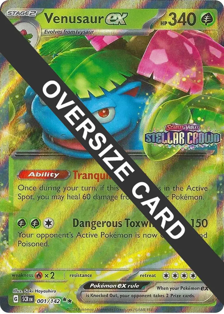 Venusaur Ex (001/142) (Jumbo Card) [Miscellaneous Cards] 1