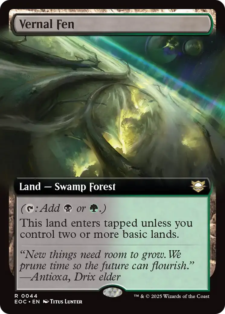 Vernal Fen (Extended Art) [Edge Of Eternities Commander] 1