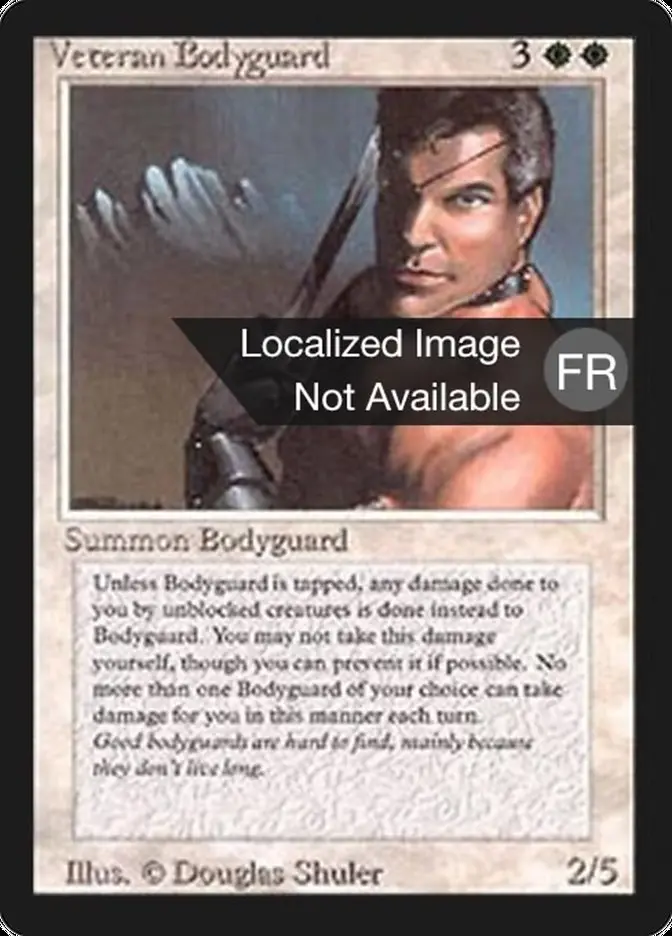 Veteran Bodyguard [Foreign Black Border] 1