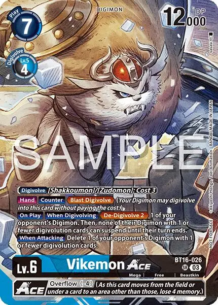 Vikemon Ace [Bt16-026] (Cyber Eden Release Event Participant) [Cyber Eden] 1