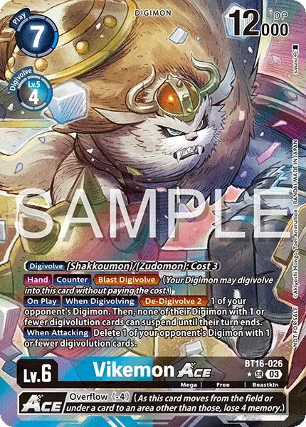 Vikemon Ace [Bt16-026] (Cyber Eden Release Event Winner) [Cyber Eden] 1