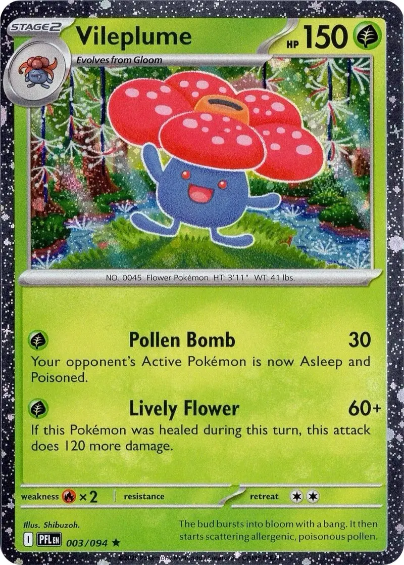 Vileplume (003/094) (Cosmos Holo) [Miscellaneous Cards] 1