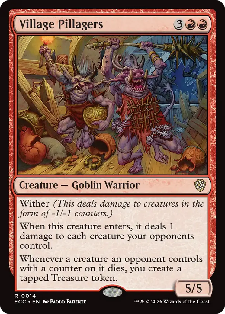 Village Pillagers [Lorwyn Eclipsed Commander] 1