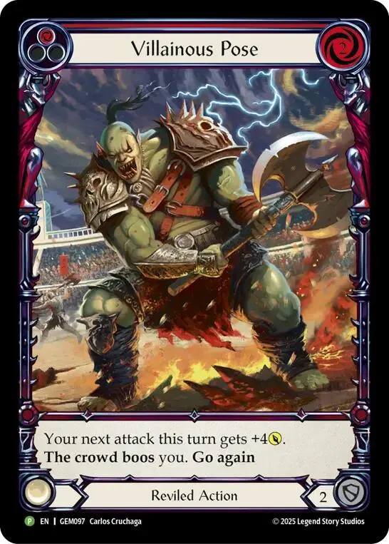 Villainous Pose [Gem097] (Gem Pack 3)  Rainbow Foil 1