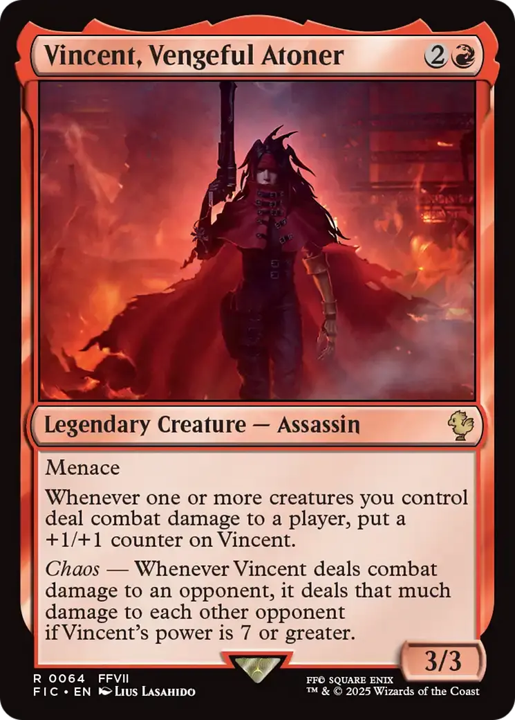 Vincent, Vengeful Atoner [Final Fantasy Commander] 1