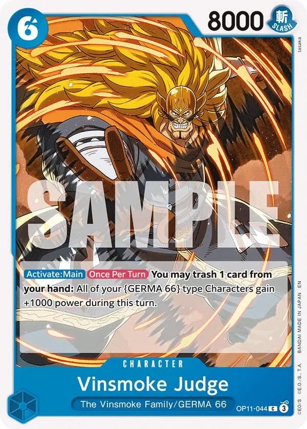 Vinsmoke Judge [A Fist Of Divine Speed] 1