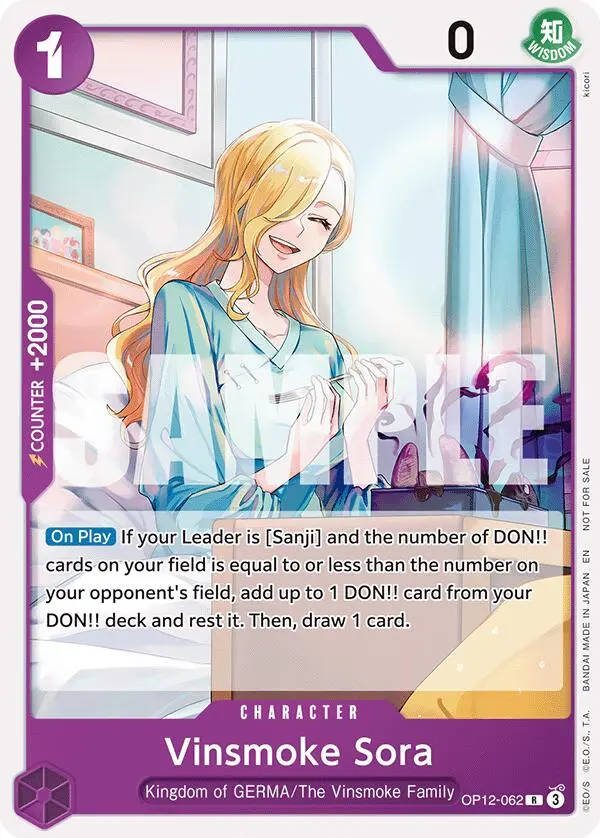 Vinsmoke Sora (Tournament Pack 2026 Vol. 1) [One Piece Promotion Cards] 1
