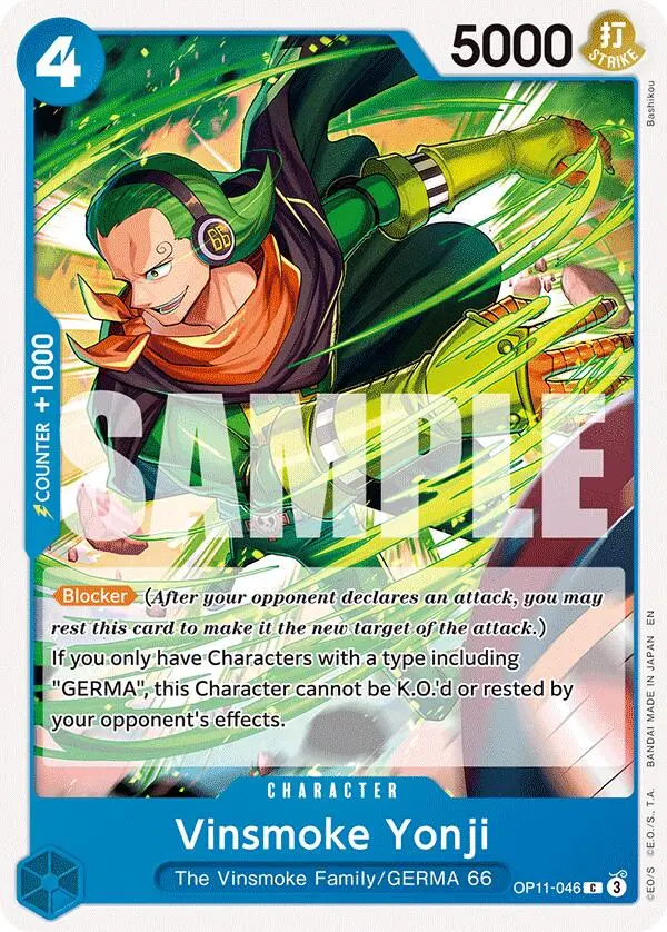Vinsmoke Yonji [A Fist Of Divine Speed] 1