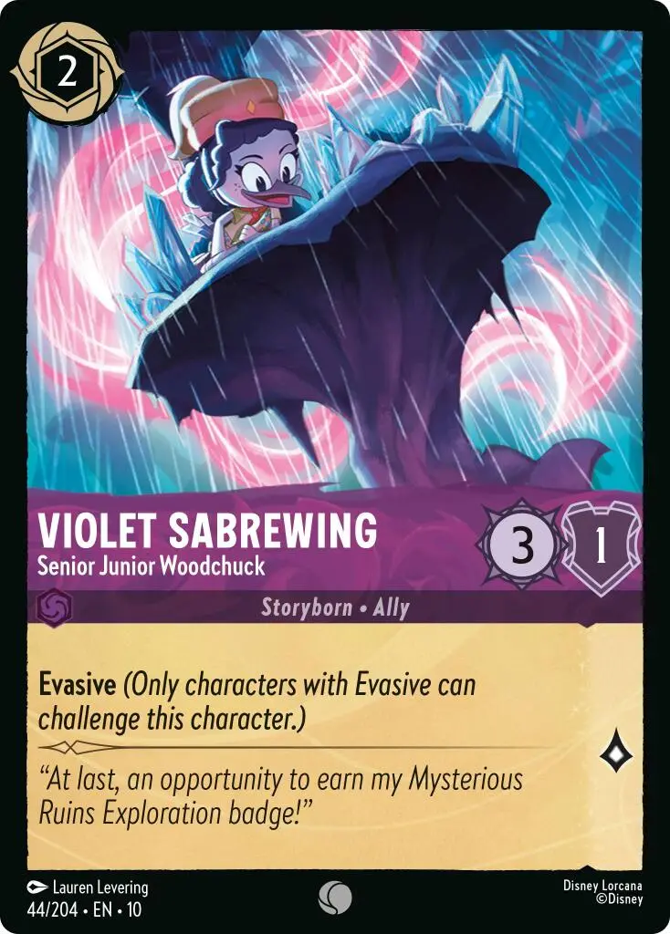 Violet Sabrewing - Senior Junior Woodchuck (44/204) [Whispers In The Well] 1