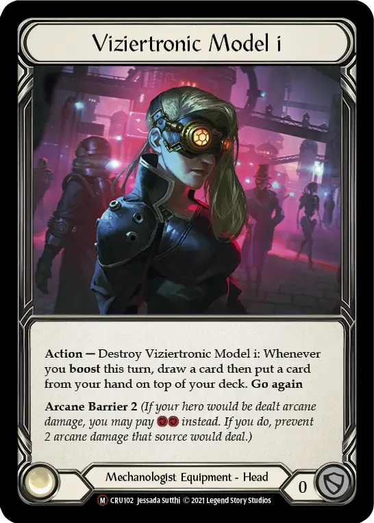 Viziertronic Model I (Rainbow Foil) [Cru102-Rf] Unlimited Rainbow Foil 1
