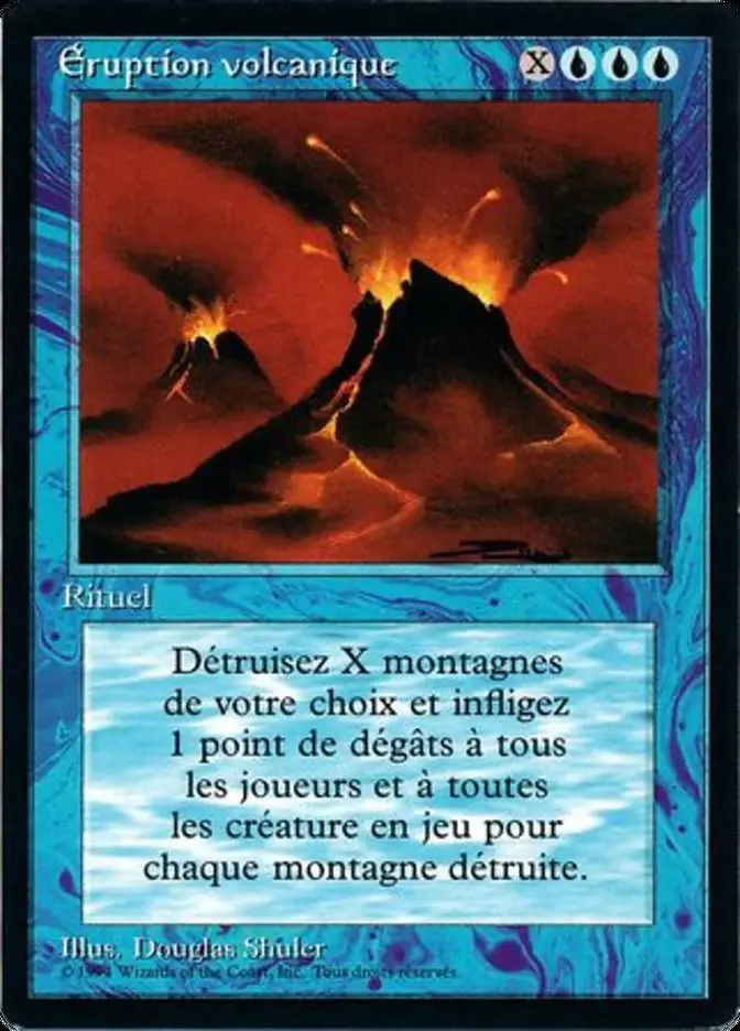 Volcanic Eruption [Foreign Black Border] 1
