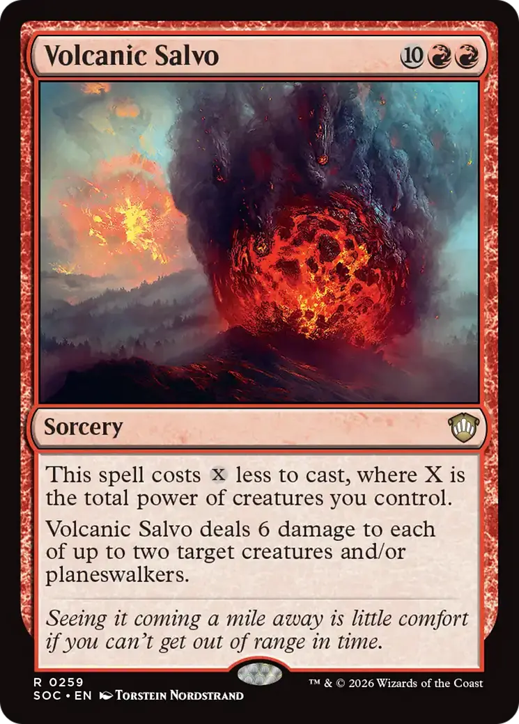 Volcanic Salvo [Secrets Of Strixhaven Commander] 1