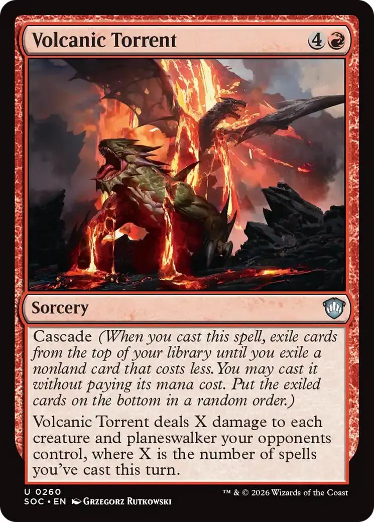 Volcanic Torrent [Secrets Of Strixhaven Commander] 1