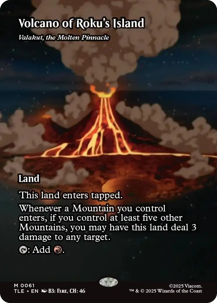 Volcano Of Roku's Island - Valakut, The Molten Pinnacle [Avatar: The Last Airbender: Eternal-Legal] 1