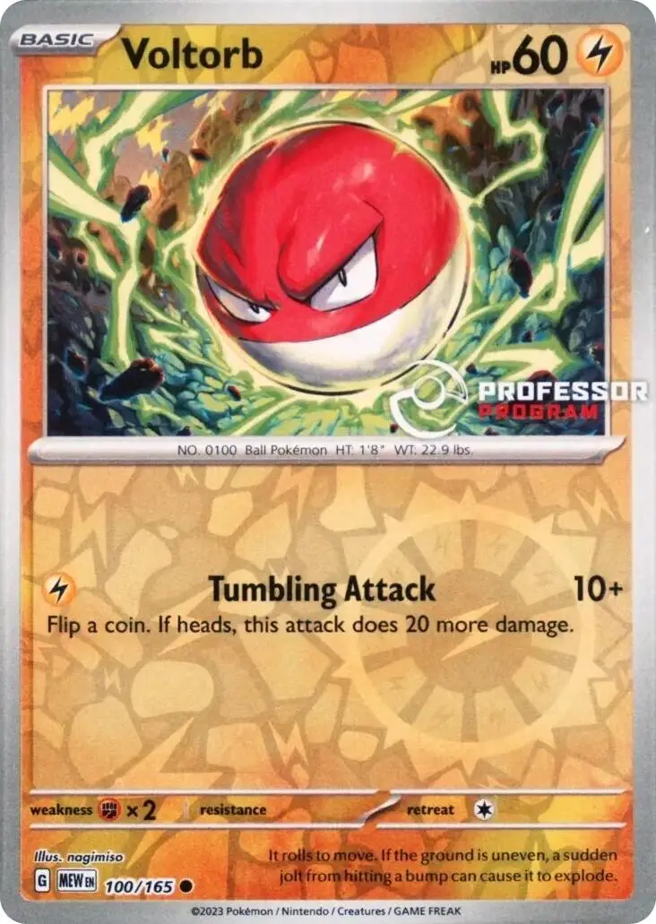 Voltorb (100/165) [Professor Program Promos] 1