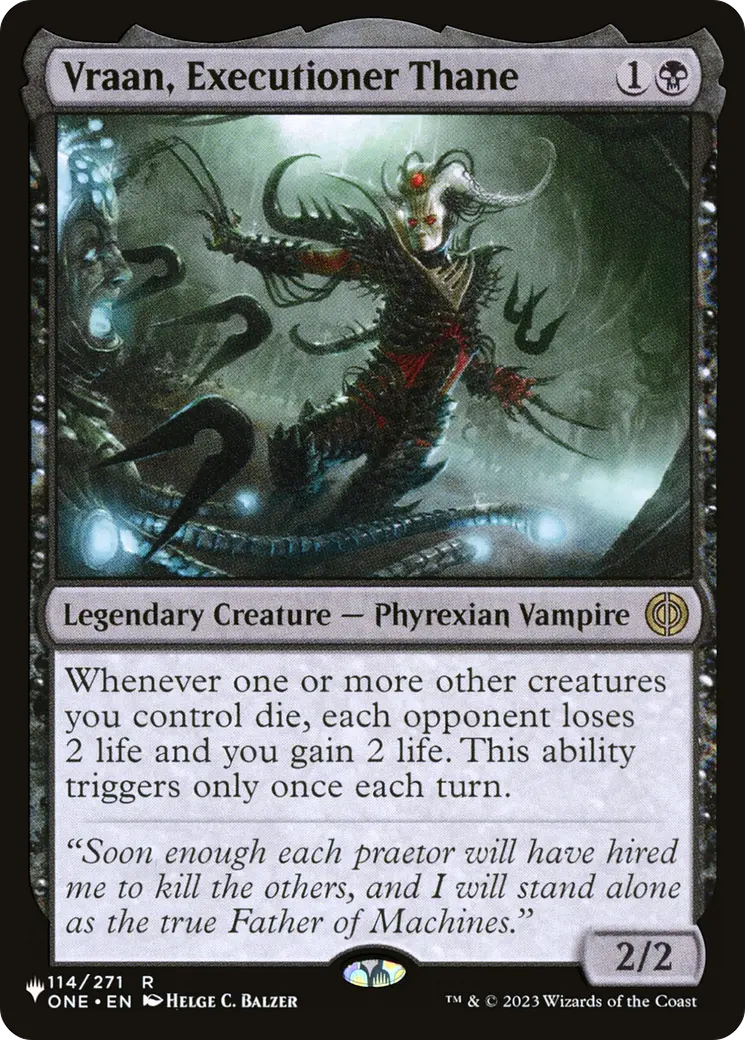 Vraan, Executioner Thane [The List] 1
