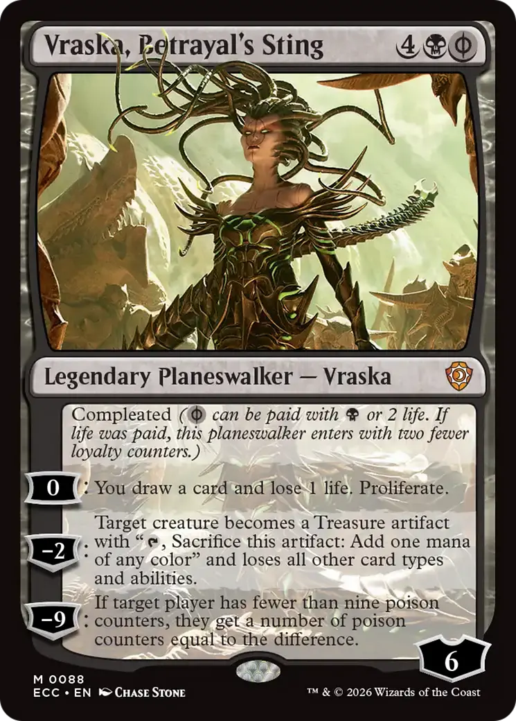 Vraska, Betrayal's Sting [Lorwyn Eclipsed Commander] 1