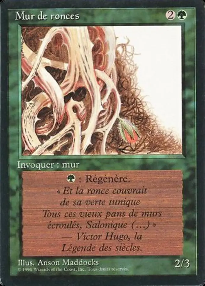 Wall Of Brambles [Foreign Black Border] 1