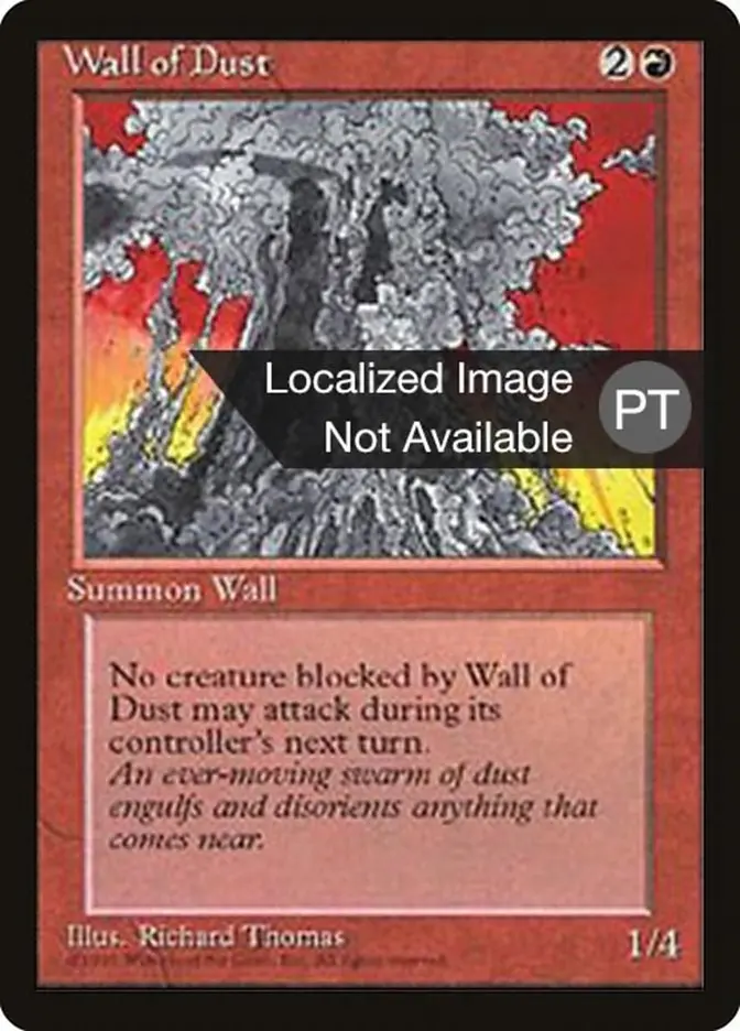 Wall Of Dust [Fourth Edition (Foreign Black Border)] 1