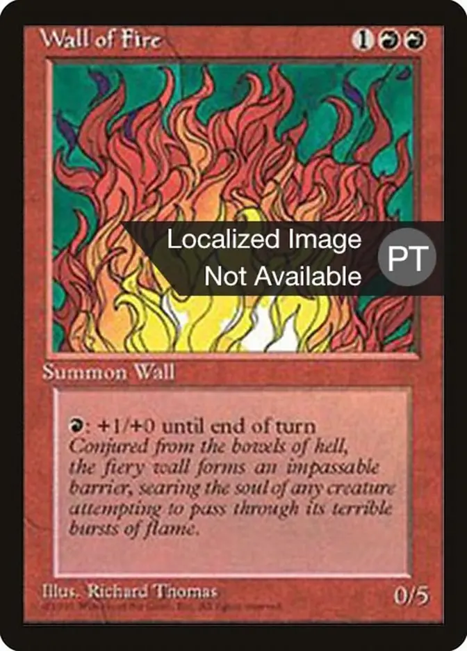 Wall Of Fire [Fourth Edition (Foreign Black Border)] 1