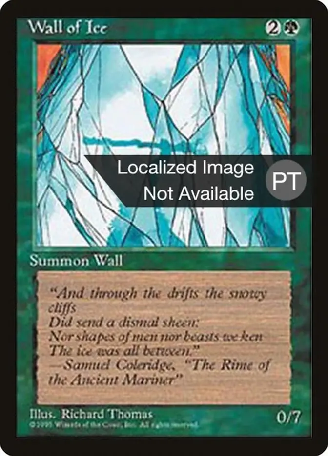 Wall Of Ice [Fourth Edition (Foreign Black Border)] 1