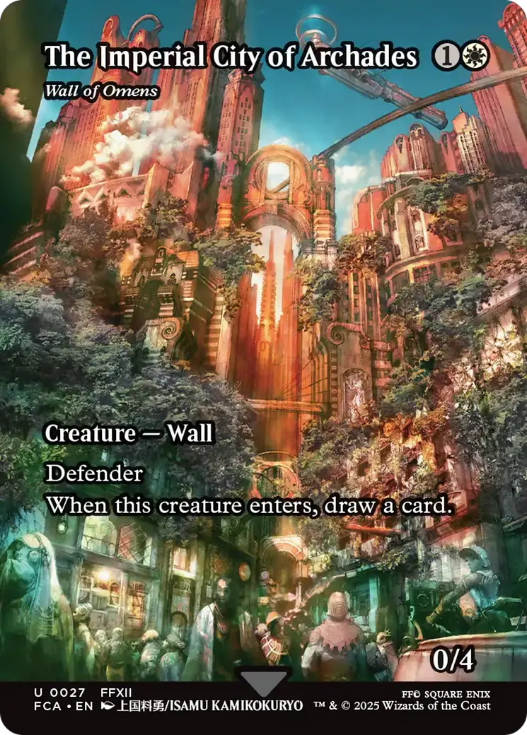 Wall Of Omens - The Imperial City Of Archades (Showcase) [Final Fantasy : Through The Ages] 1